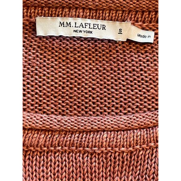 MM. Lafleur The Samara Sweater Knit Linen Copper Small - Picture 12 of 12